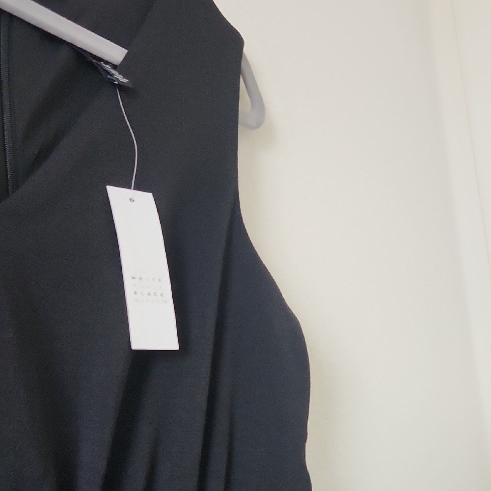 WHBM Classic Black Midi Dress - Picture 6 of 6